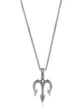 Trishul Symbol Pendant on Box Chain