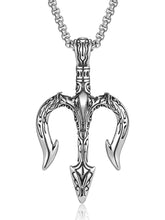 Trishul Symbol Pendant on Box Chain