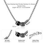 Stainless Steel Pendant Chain – Sleek & Durable Designs | Peora