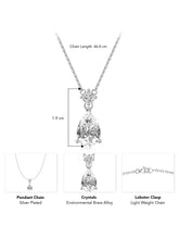 Chic Teardrop Crystals Necklace Set