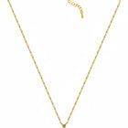 Peora Gold CZ Swirl Pearl Pendant Necklace
