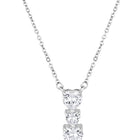 Silver necklace earrings ring set crafted from alloy, adorned with crystals for an elegant, timeless look | Peora
