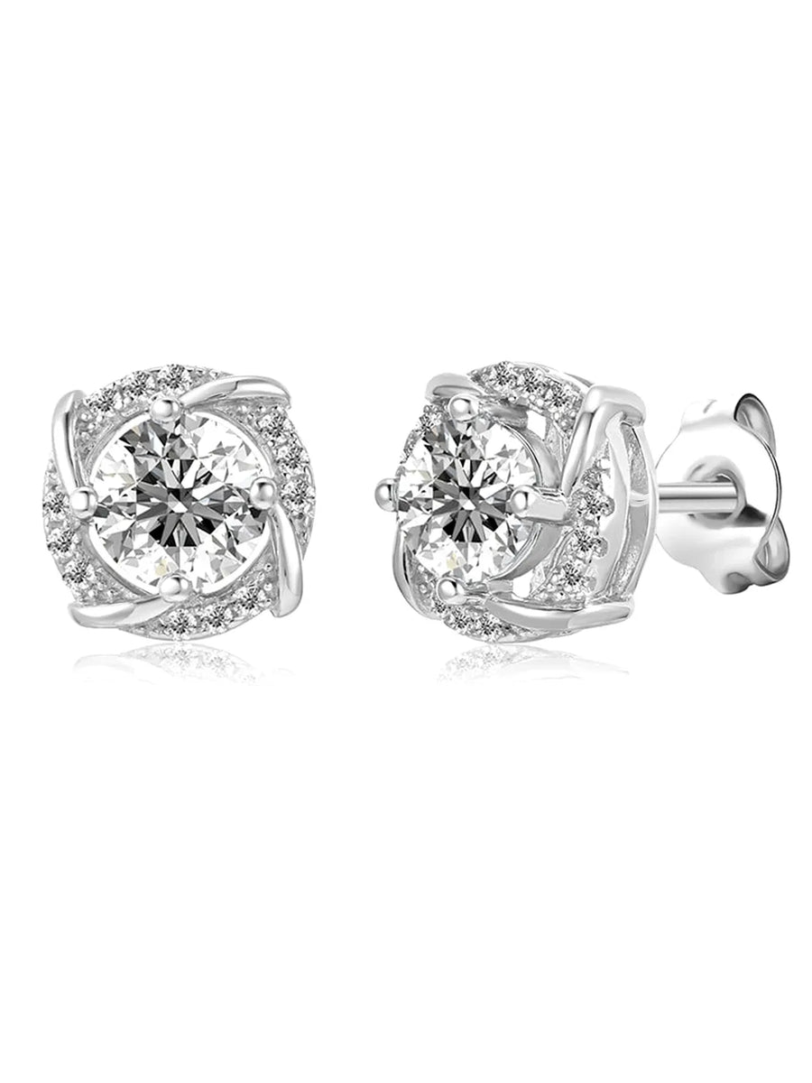 Solitaire Glow CZ Pendant Earring Ring Set