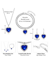 Twilight Heart Sparkle Necklace Set