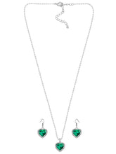 Twilight Heart Sparkle Necklace Set