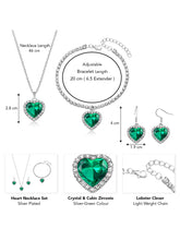 Twilight Heart Sparkle Necklace Set