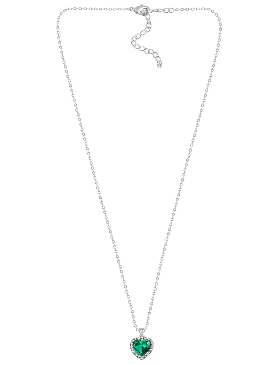 Twilight Heart Sparkle Necklace Set