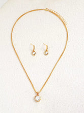 Graceful Heart Necklace Earring Set