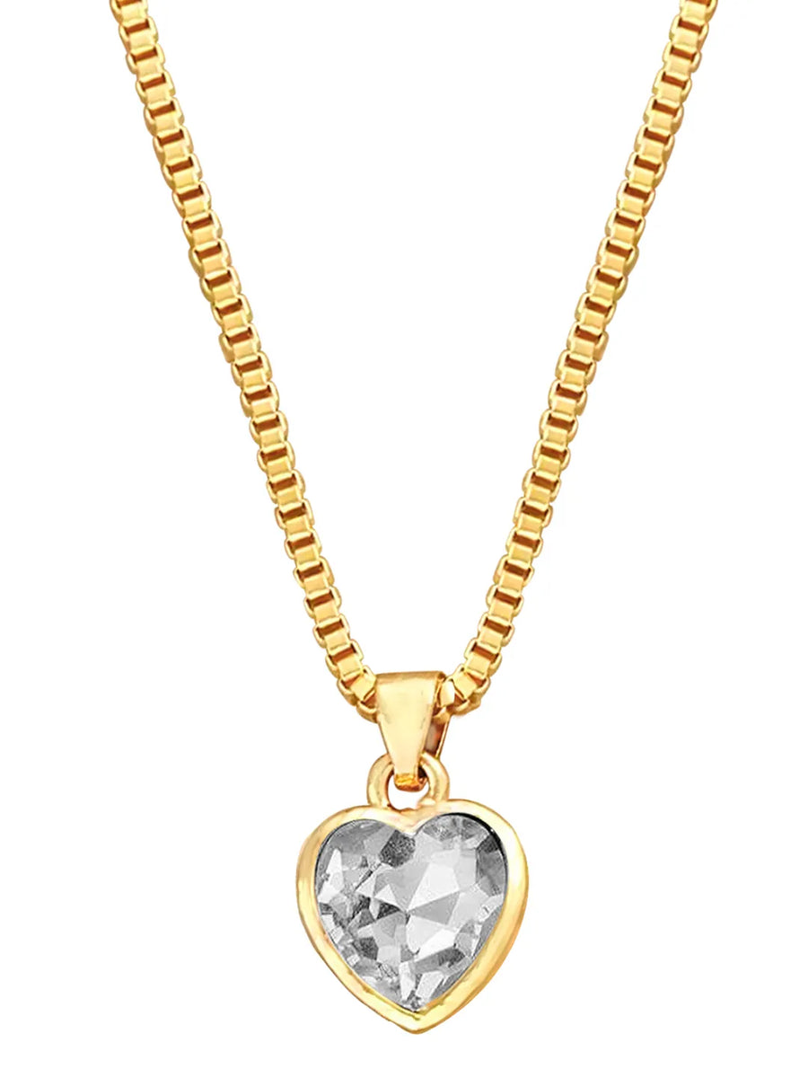 Graceful Heart Necklace Earring Set