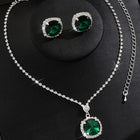 Sparkling Crystal Studded Necklace Set
