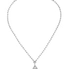 Crystal CZ Eye Shape Pendant Set