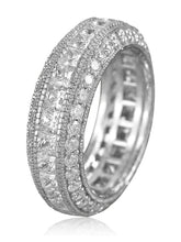 Gleaming CZ Pave Finger Ring