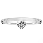 Graceful Soul Pear Crystal Ring Band