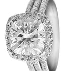 Triple Shine CZ Engagement Ring