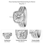 Triple Shine CZ Engagement Ring