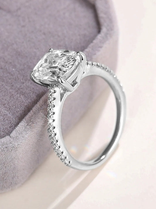 Vow of Light Crystal Solitaire Ring