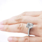 Vow of Light Crystal Solitaire Ring
