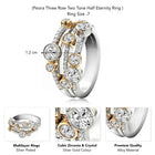 Dancing Lights CZ Cluster Ring