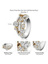 Dancing Lights CZ Cluster Ring