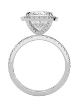 Eternal Halo Oval CZ Statement Ring