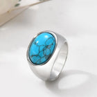Vintage Turquoise Signet Ring