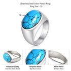 Vintage Turquoise Signet Ring