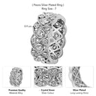 Azure Silver Crown Statement Ring For Women