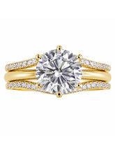 Peora CZ Solitaire Proposal Ring - Gold