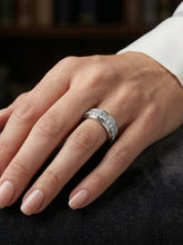 Peora CZ Luxe Eternity Style Ring - Silver