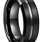 Tungsten Ring with Steely Strength