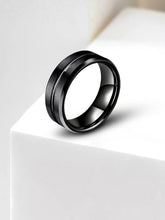 Tungsten Ring with Steely Strength - Black