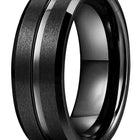Tungsten Ring with Steely Strength