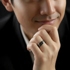 Tungsten Ring with Steely Strength