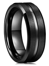 Tungsten Ring with Steely Strength - Black