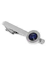 Classic Blue Simple Tie Bar