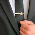 Elegant Marine Marvel Stones Tie Pin