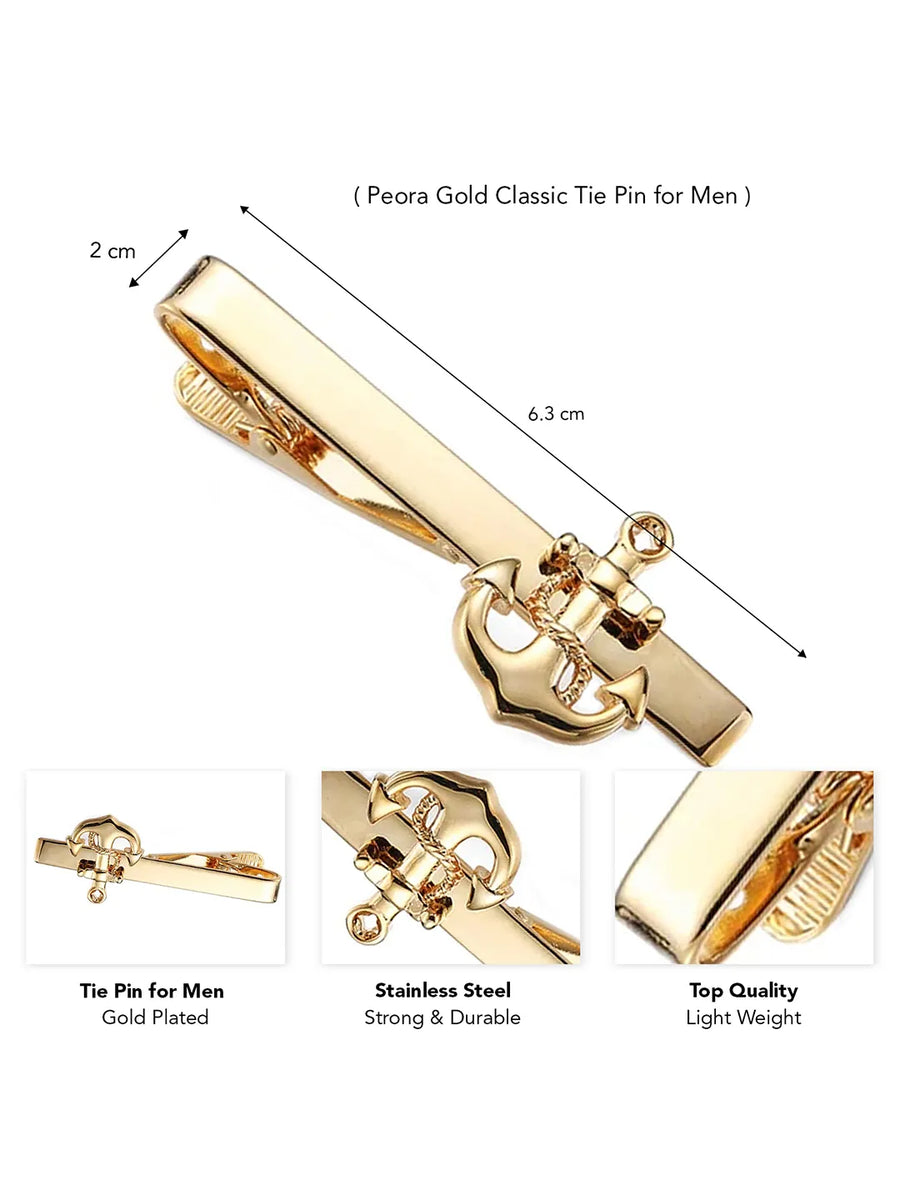 Elegant Marine Marvel Stones Tie Pin