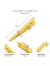Streamlined CZ Highlight Pin for Men
