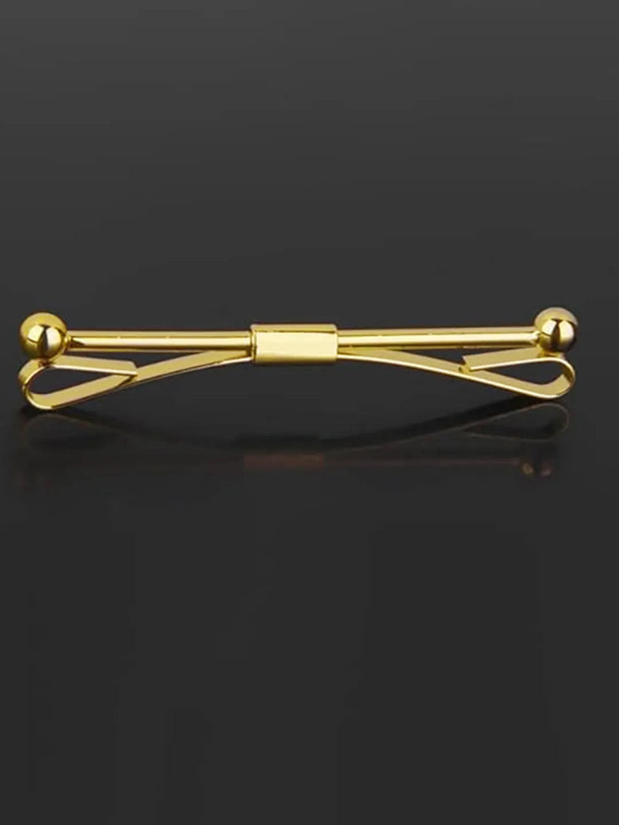 Contemporary Dual Bar Tie Pin for Men