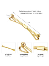Contemporary Dual Bar Tie Pin for Men