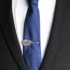Peora Musician Guitar Silver Tie Pin