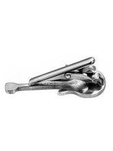 Peora Musician Guitar Silver Tie Pin