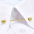 Peora Sleek Gold Bar Tie Clip