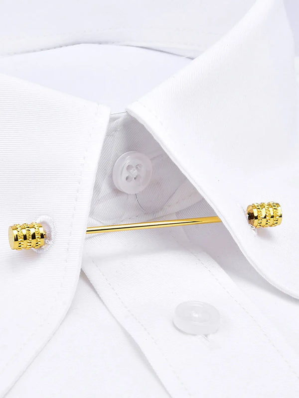 Peora Sleek Gold Bar Tie Clip