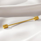 Peora Sleek Gold Bar Tie Clip