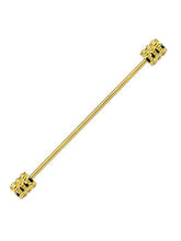 Peora Sleek Gold Bar Tie Clip