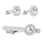 Classic Round Motif Men’s Accessory Set