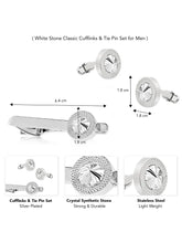 Classic Round Motif Men’s Accessory Set