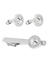 Classic Round Motif Men’s Accessory Set