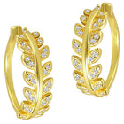 Nature’s Glow CZ Leaf Toe Ring